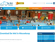 Tablet Screenshot of dewel.nl